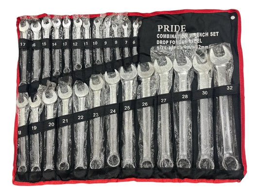 Juego De Llaves Punta Corona 25 Piezas 6 - 32mm Pride