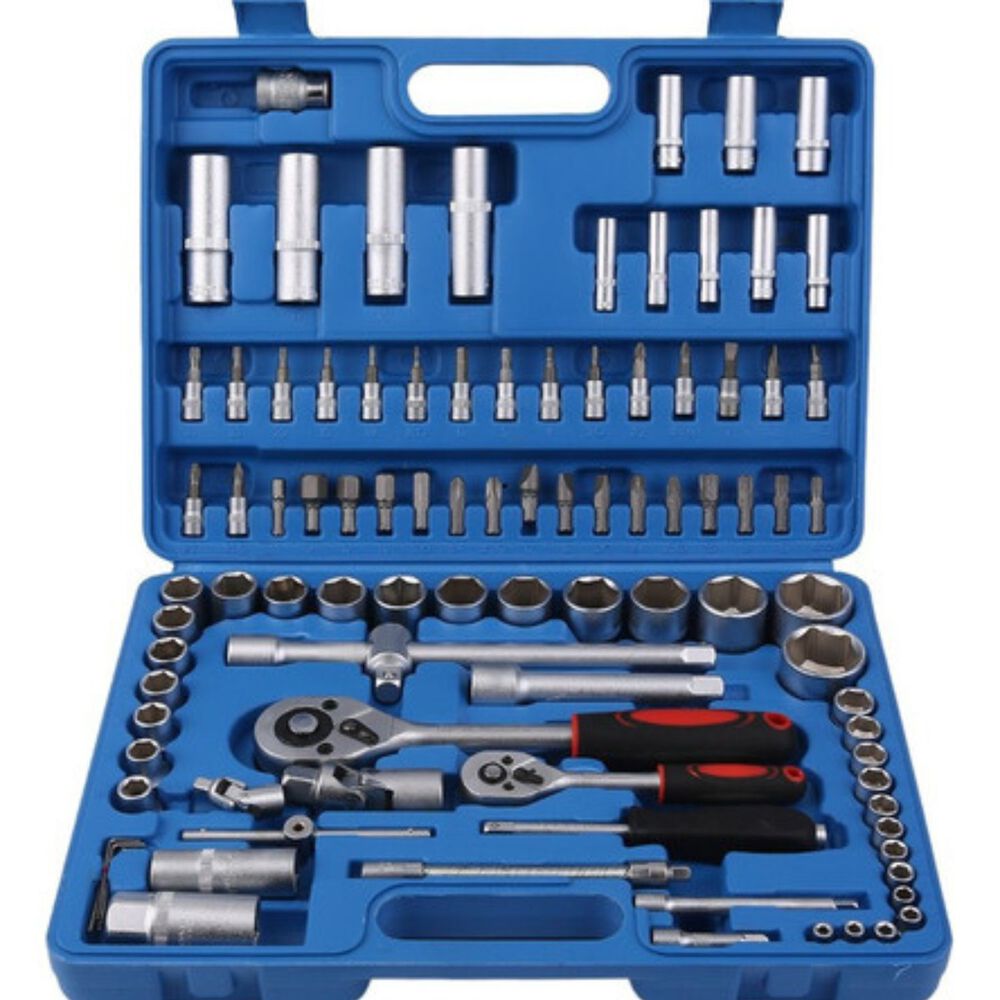 Set caja de herramientas dados 94 piezas