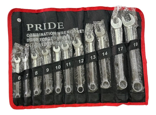 Juego De Llaves Punta Corona 11 Piezas 6mm A 19mm - Pride