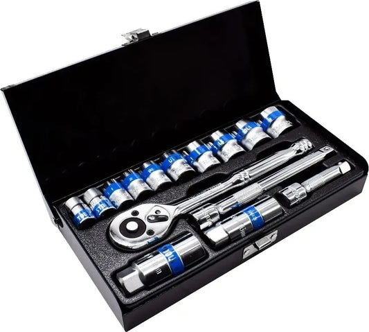 Juego de dados 15 piezas x3/8″ Uyustools